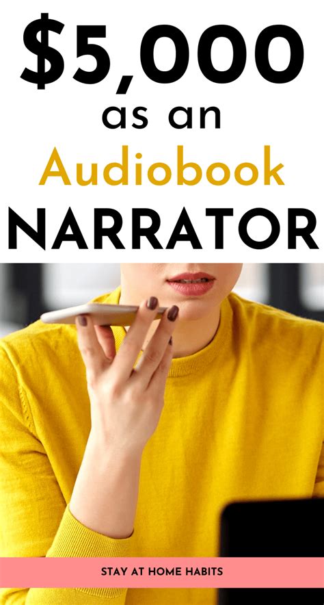 How to become an audiobook narrator. Learning to become an audiobook narrator really is possible. From this book, you will quickly learn how to…. Gain narrating experience at no to low cost. Set up an affordable home studio that produces excellent quality sound. Choose material for a demo and record it in your own studio. Create compelling marketing materials and know how to use ... 