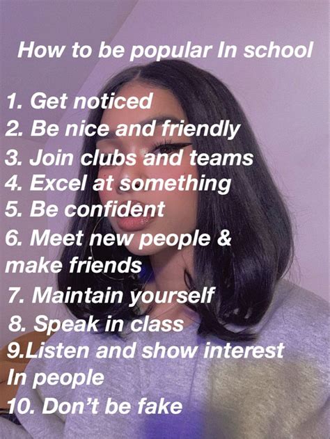 How to become famous in school