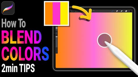 How to blend colors in procreate