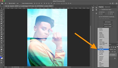 How to blend to photos in photoshop