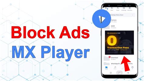How to block ads in mx player