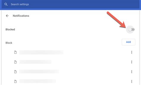 How to block all notifications in chrome
