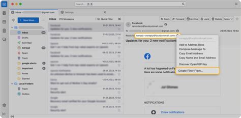 How to block emails in thunderbird