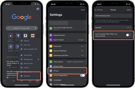 How to block incognito tabs when you exit Chrome Display Captures 1