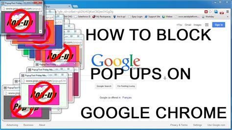 How to block pop ups in chrome