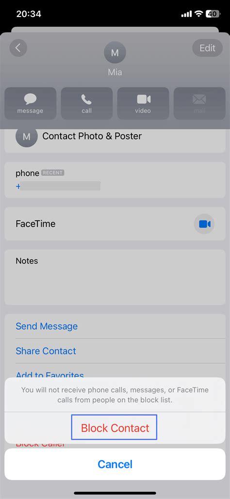 How to block someone in imessage