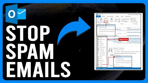 How to block spam in Outlook YouTube