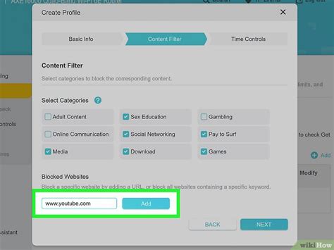 How to block unwanted sites in mobile