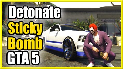 How do you detonate sticky bombs in GTA 5 PS4? Best Answer: GTA 5's Sticky Bombs can be detonated by pressing the Square button on PS4 controllers. They are explosive devices that stick to surfaces, and can be used to take out vehicles or enemies. ... They are ideal for setting up traps and clearing out areas while in a pinch. It's .... 
