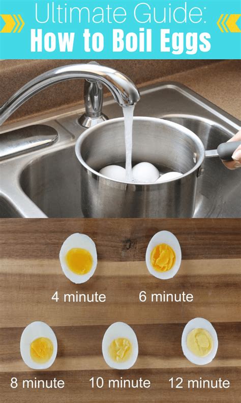 How to boil eggs in water