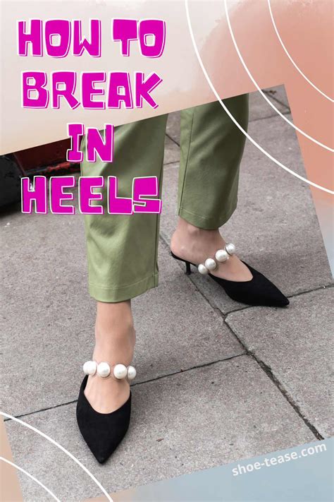 How to break in new high heels