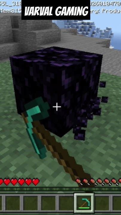 How to break obsidian in minecraft