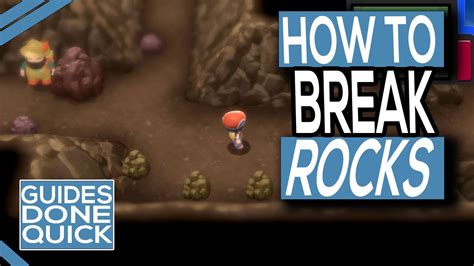 How to break rocks in pokemon moon