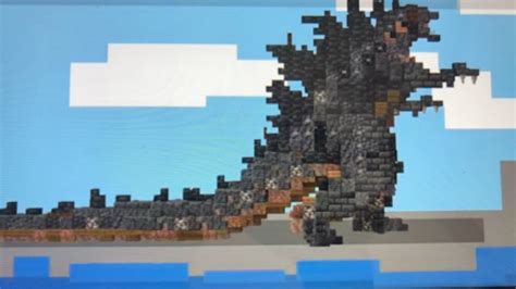 How to build Godzilla in Minecraft in 5 seconds YouTube
