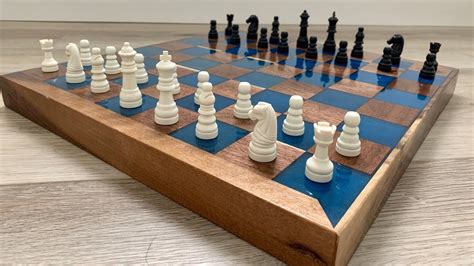 How to build a Chess Board with Wood and Total Boats Epoxy DIY YouTube