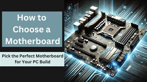 How to build a Computer 003 Choosing a Motherboard YouTube