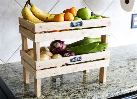 How to build a DIY stackable fruit and veggie crate Fruit and