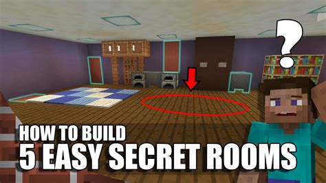 How to build a SECRET ROOM in Minecraft! YouTube