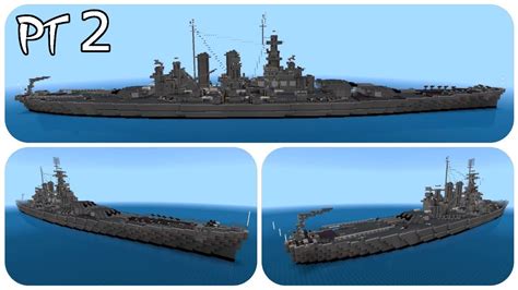 How to build a battleship in minecraft