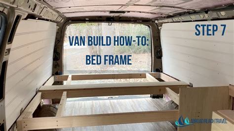 How to build a bed frame and in your camper van in 2020 Van