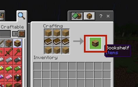 How to build a bookcase in minecraft