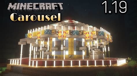 How to build a carousel in minecraft