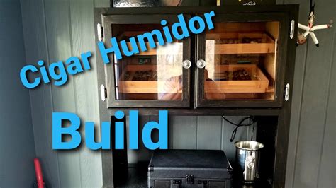 How to build a cigar humidor room.  Install a door.  Learn how to fix ventilatio...