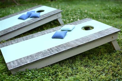 How to build a cornhole board. Nov 10, 2020 ... HOW TO PAINT CORNHOLE BOARDS: STEP BY STEP INSTRUCTIONS · two wooden cornhole boards · Frog tape .94 inch · Ruler · Protective paper &m... 