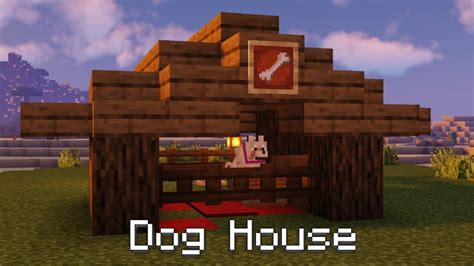 How to build a doghouse in minecraft