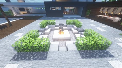 How to build a fire pit minecraft