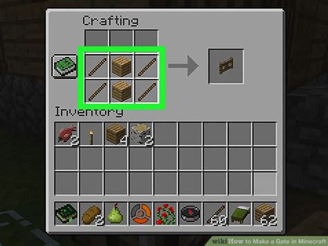 How to build a gate in minecraft