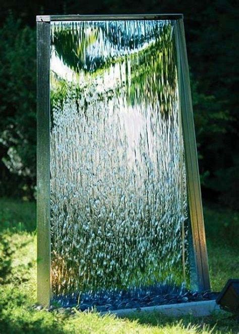 How to build a glass waterfall for your backyard DIY projects for