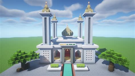 How to build a mosque in minecraft