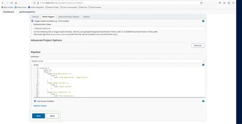 How to build a parameterized jenkins pipeline remotely Middleware
