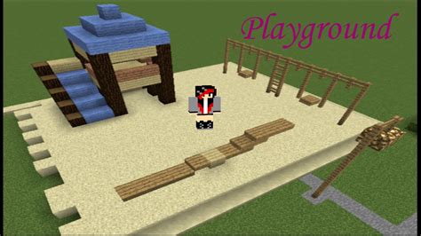 How to build a playground in minecraft