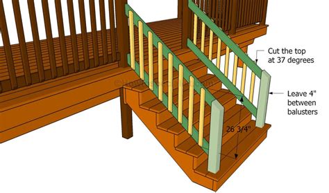 How to build a porch stair railing HowToSpecialist How to Build