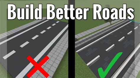 How to build a road in minecraft