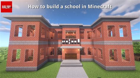 How to build a school in minecraft