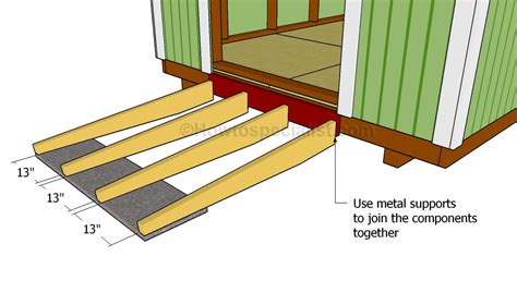 How to build a shed ramp HowToSpecialist How to Build, Step by Step