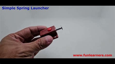 How to build a spring launcher.  However, to achieve the solution for this probl...