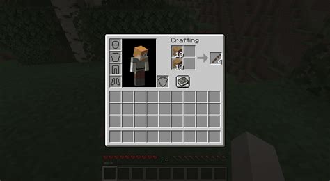 How to build a stick in minecraft
