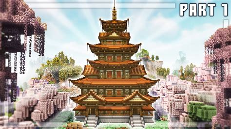 How to build a temple in minecraft