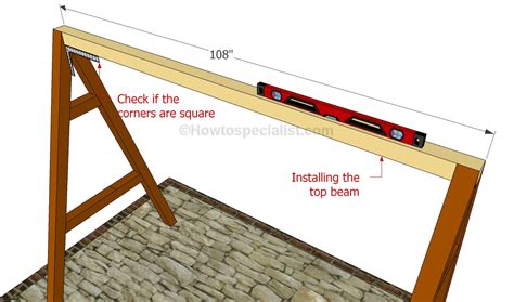 How to build an aframe swing HowToSpecialist How to Build, Step by