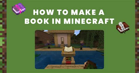 How to build book in minecraft