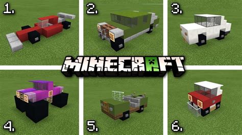 How to build car minecraft