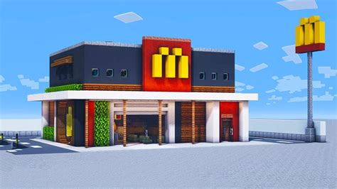 How to build mcdonalds in minecraft pe
