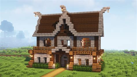 How to build medieval house in minecraft