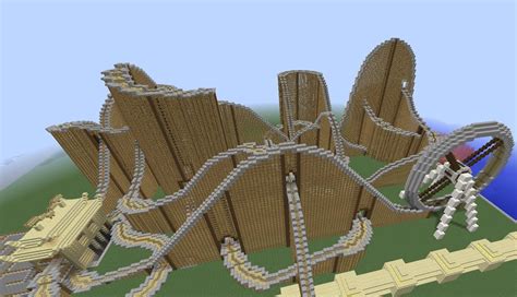 How to build minecraft roller coaster