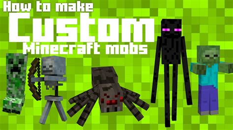 How to build mobs in minecraft