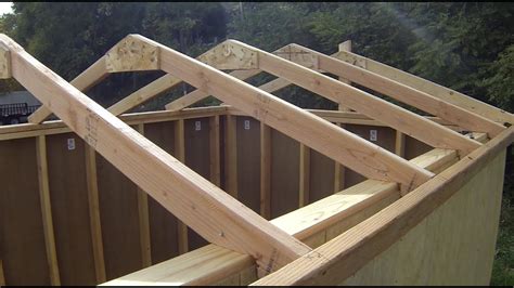 How to build roof rafters for shed - Tad Konger